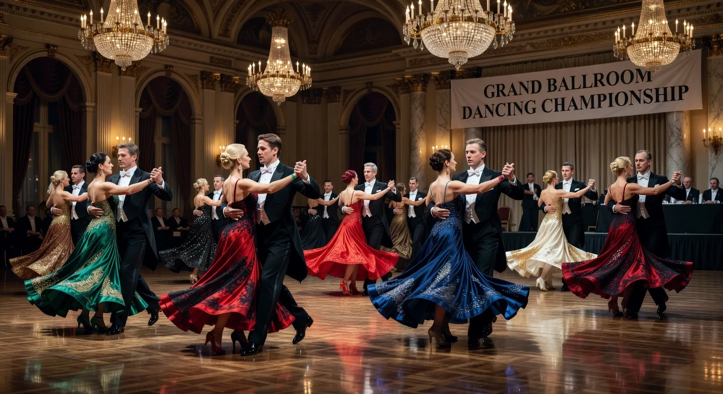 Ballroom dancing at cultural festival